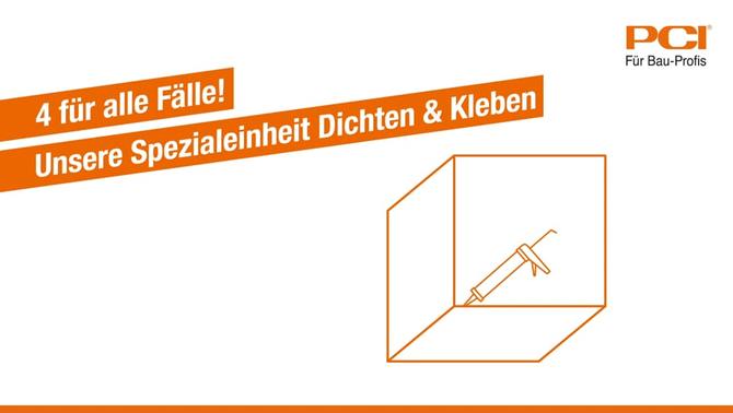 Messethema PCI-Dichten & Kleben
