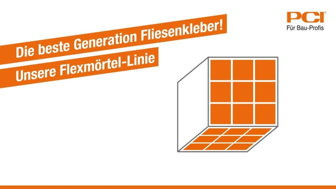 Messethema PCI Flexmörtel®-Linie