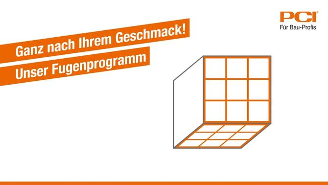 Messethema PCI-Fugenprogramm